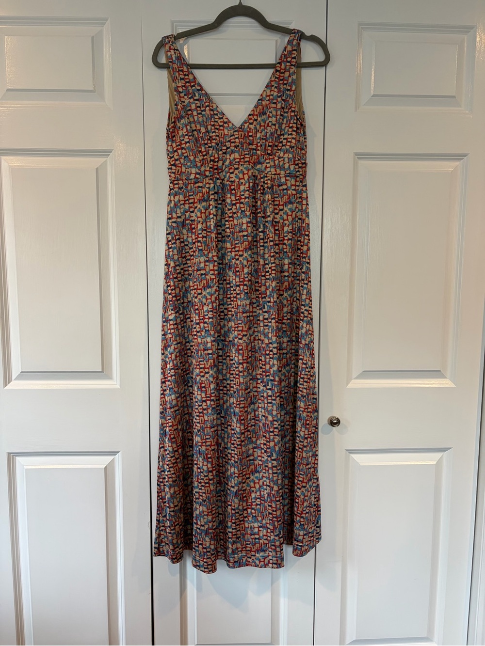 NWT Tuckernuck Sleeveless V-Neck Multicolor Maxi Dress